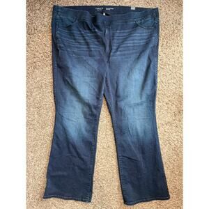 NWT Torrid Plus Size Jeans 6X Tall Slim Boot Medium Wash Elastic Waist